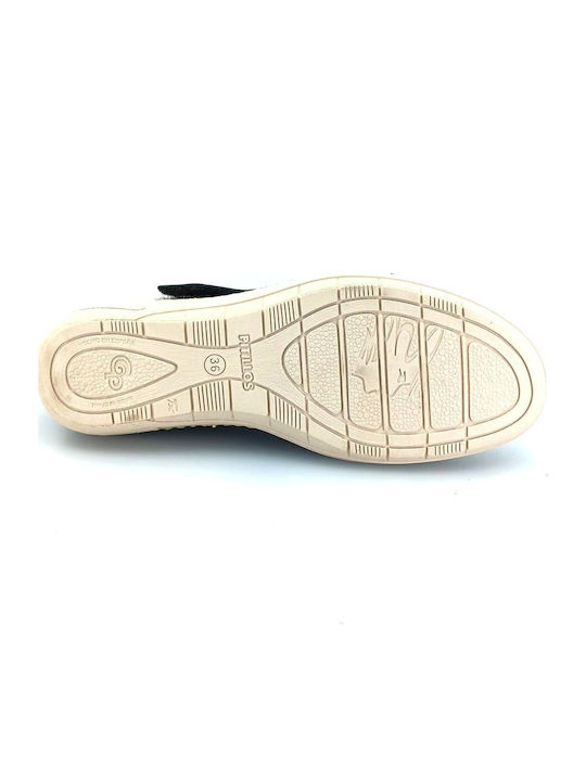 Leather Women's Moccasins in Brown Color