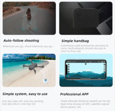 Pihot G60 Drone with 4K Camera and Controller
