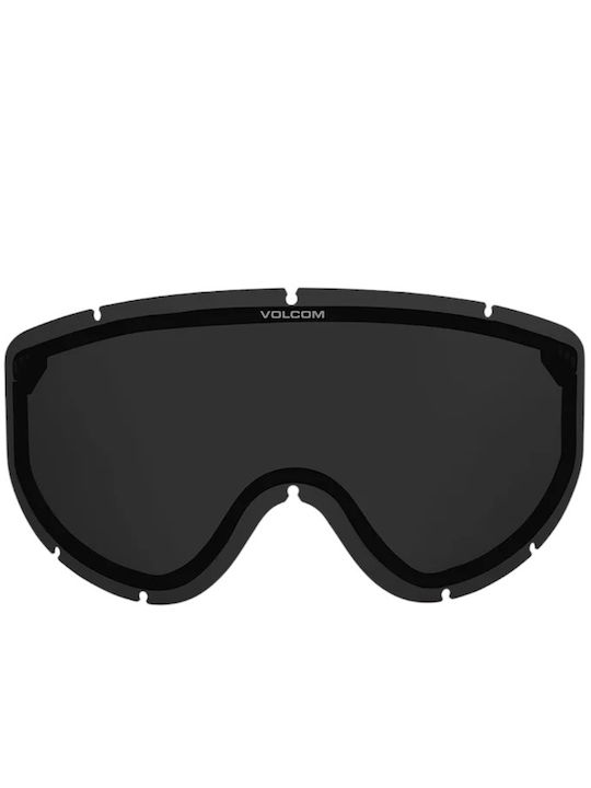 Volcom Footprints Μάσκα Σκι & Snowboard Ενηλίκων Μπλε με Φακό σε Μπλε Χρώμα