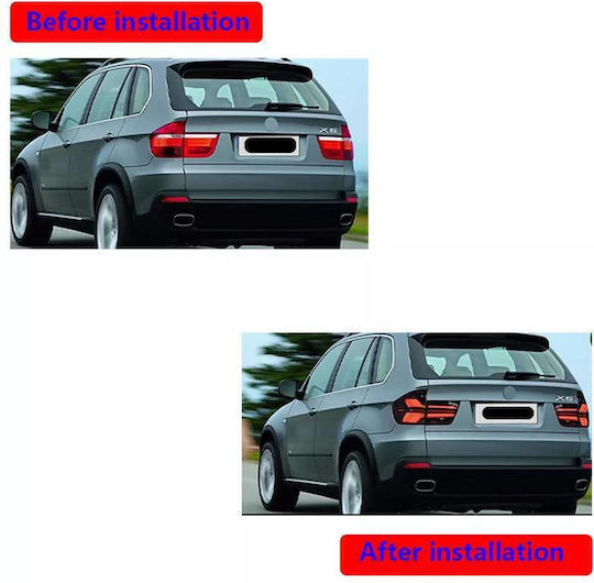 Taillights Led for BMW X5 07-13 4pcs