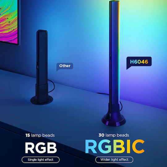 Govee H605a Tv Backlight 3 Lite Kit Strip Ligth Ligth Bar 55~65 Inch