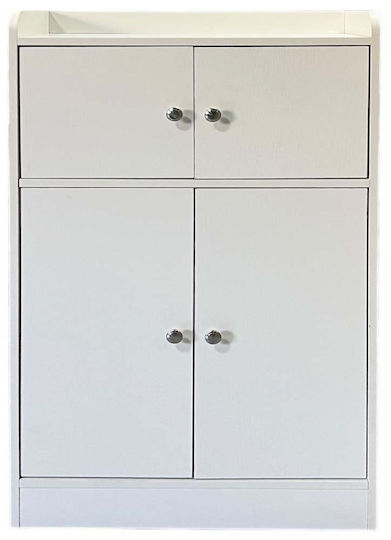 Mega Bazaar Cabinet de baie L60xA27xÎ100cm Alb