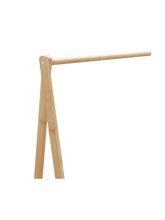 vidaXL Kleiderständer aus Bambus Teleskopisch Braun 106x34x102cm