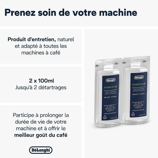 Καθαριστικό Καφετιέρας Delonghi Original Ecodecalk Mini