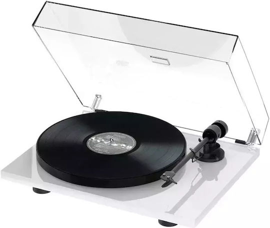 Pro-Ject Audio E1 + Ortofon OM 5e Πικάπ με Belt Drive και Προενίσχυση Λευκό