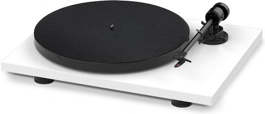 Pro-Ject Audio E1 + Ortofon OM 5e Πικάπ με Belt Drive και Προενίσχυση Λευκό