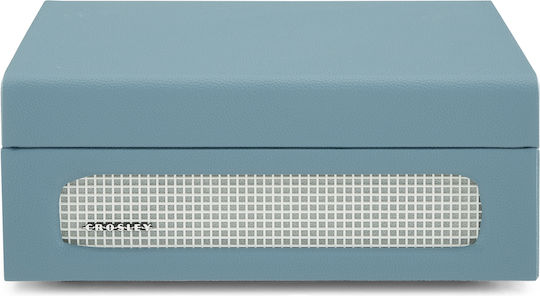 Crosley CR8017B-WB Βαλιτσάκι Πικάπ με Προενίσχυση και Ενσωματωμένα Ηχεία Μπλε