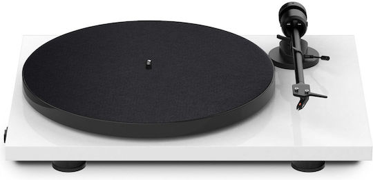 Pro-Ject Audio E1 + Ortofon OM 5e Πικάπ με Belt Drive και Προενίσχυση Λευκό