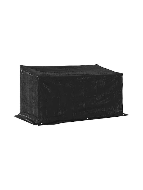 vidaXL Lemn de foc Lemn Raft Depozitare lemne Negru