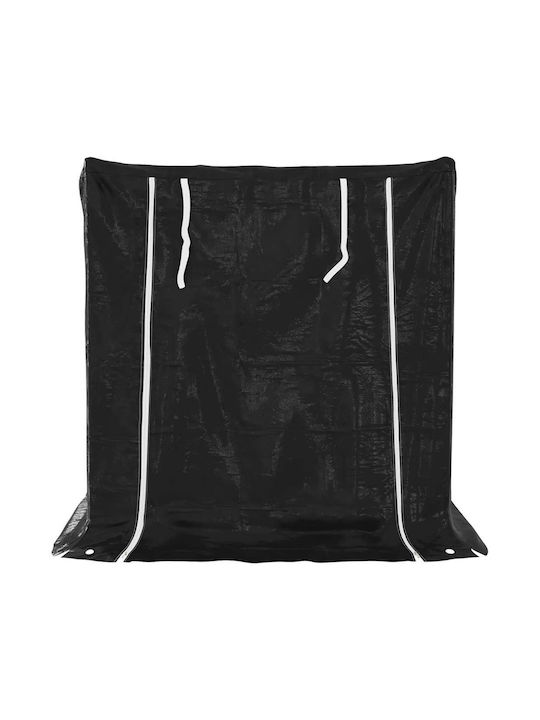 vidaXL Lemn de foc Lemn Raft Depozitare lemne 100.5x80x110.5cm Negru