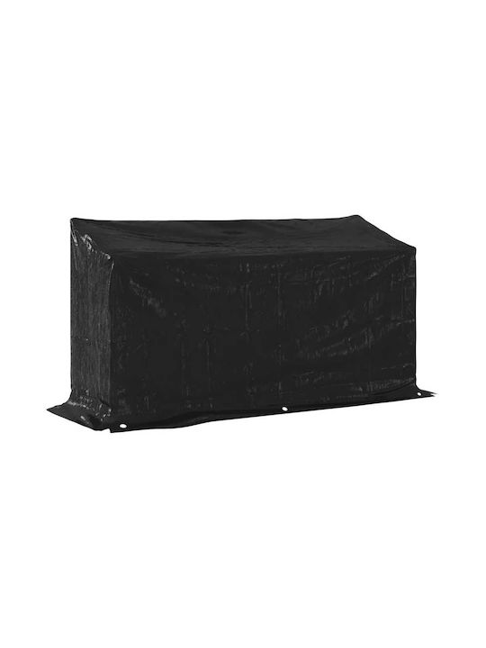 vidaXL Ξύλινο Ράφι Αποθήκευσης Ξύλων 200.5x60.5x110.5cm Μαύρο