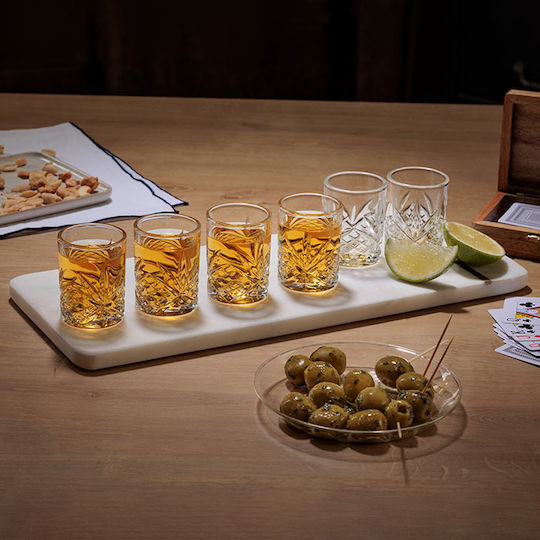 Set de Pahare Lichior/Ouzo / Cocteiluri din Sticlă 60ml 6buc