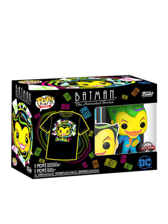 Funko Pop! Tees Heroes: Joker (Blacklight) (L) (Blacklight) (L) Special Edition Funko Pop! Tees Heroes: Joker (Blacklight) (L) (Blacklight) (L) Special Edition