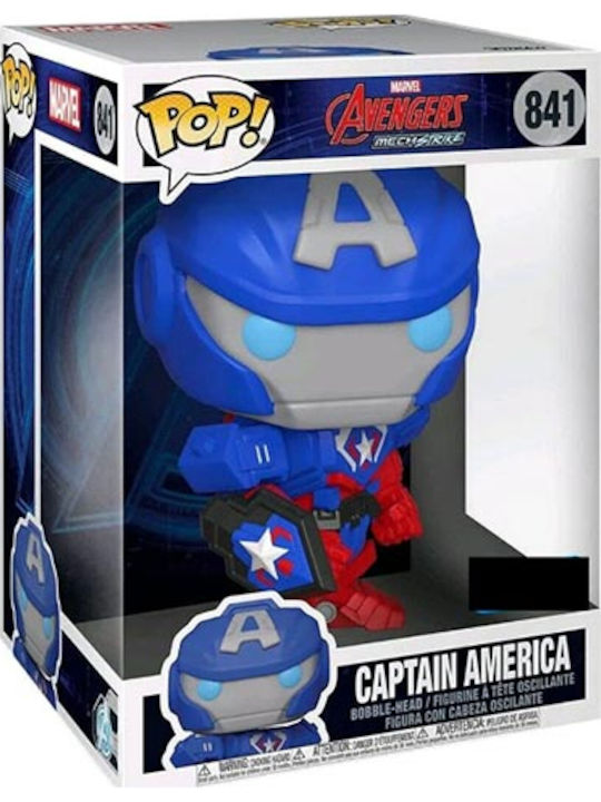 Funko Pop! Marvel: Avengers - Captain America 841 Bobble-Head & Supersized 10"​ (25cm) Special Edition
