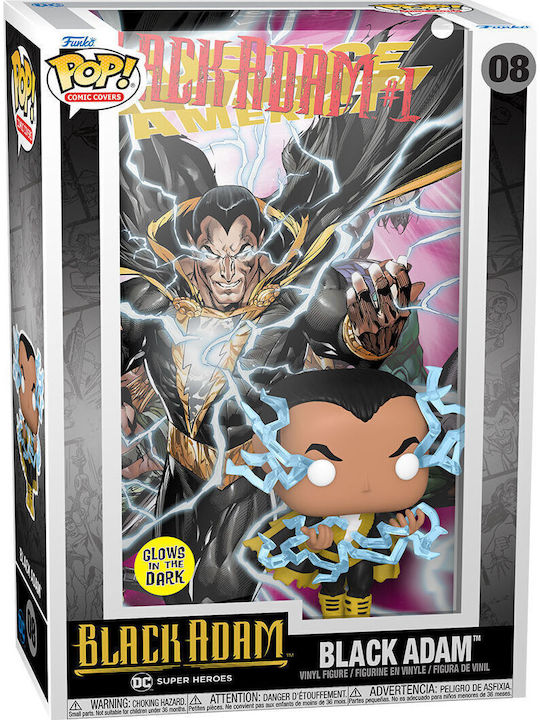 Funko Pop! Comic Covers: Black Adam Glows in the Dark Funko Pop! Comic Covers: Black Adam Glows in the Dark