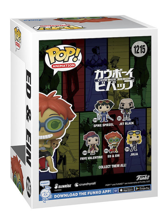 Funko Pop! Animation: Cowboy Bebop - Edward & Ein 1215 Limited Edition