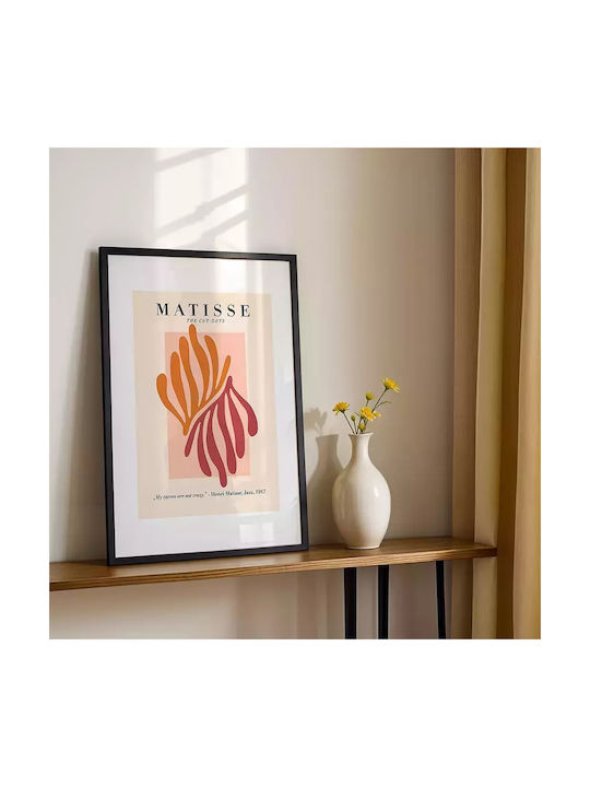 Poster Matisse Cut-outs Art050 21cm X 30cm Λευκό Κάδρο Pvc 18x24