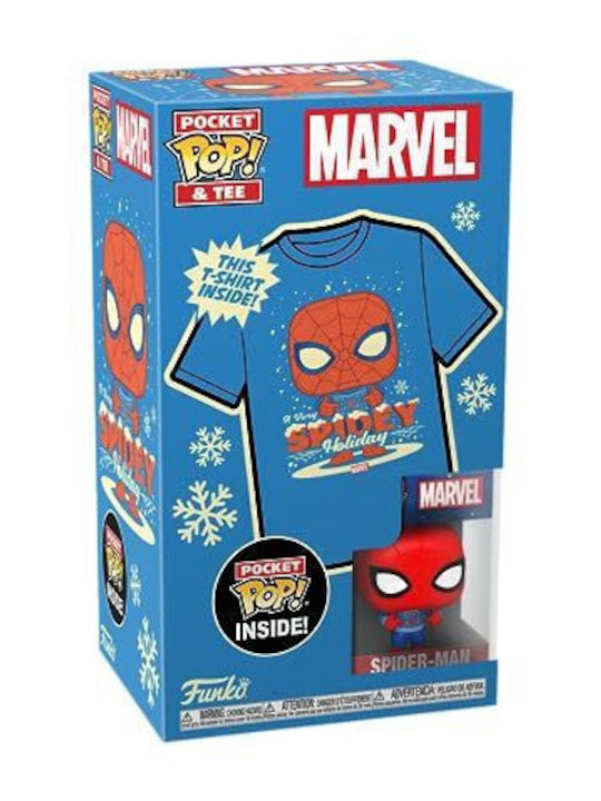Funko Pop! Tees Marvel: Marvel - Holiday Spiderman