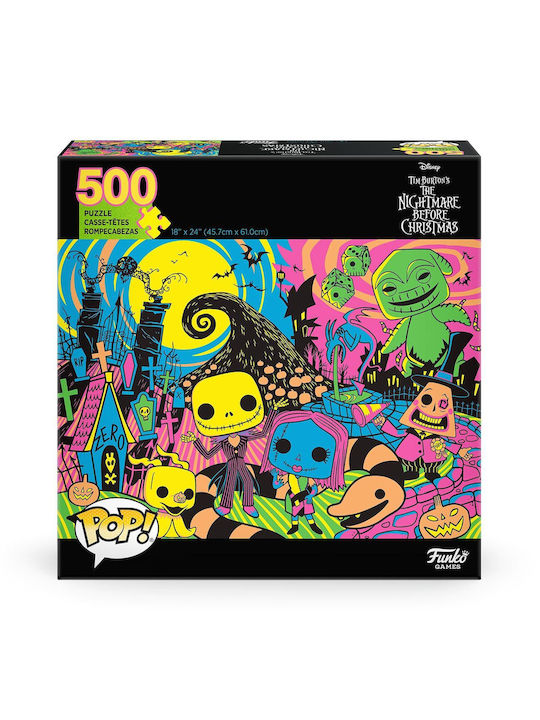 Funko Pop! Movies: Nightmare Before Christmas - Jigsaw Puzzle Blacklight