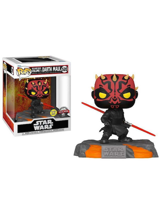 Funko Pop! Movies: 520 Saber Collection Darth Maul Bobble-Head & Glows in the Dark Special Edition