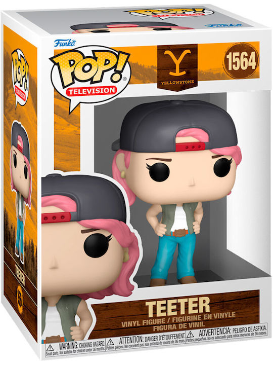 Funko Pop Television Yellowstone 2 Teeter 1564 Vinyl Figure Funko Pop Television Yellowstone 2 Teeter 1564 Vinyl Figure
