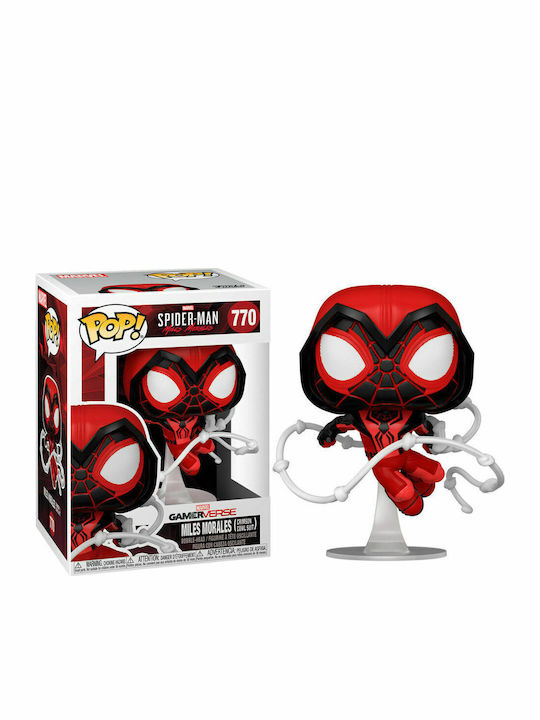 Funko Pop! Bobble-Head Marvel: Spider-Man - Miles Morales (Crimson Cowl Suit) 770