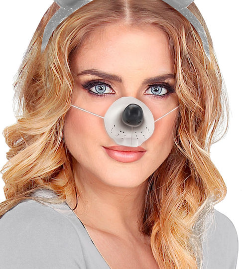 Karneval Nase Gray für Halloween 1Stück