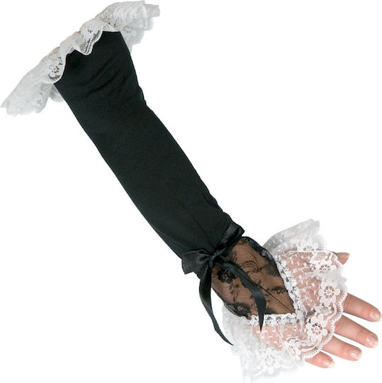 Carnival Gloves Black for Halloween