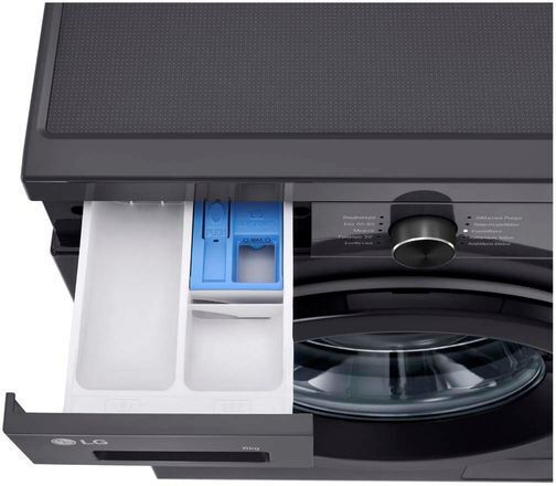 LG Πλυντήριο Ρούχων 8kg με Τεχνολογία Ατμού 1400 Στροφών 6 Motion Μαύρο F4X1008NMK