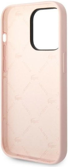 Lacoste Silicone Silicone Back Cover Σιλικόνης Light Pink (iPhone 14 Pro Max)