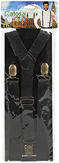 Carnival Suspenders Black 1pcs