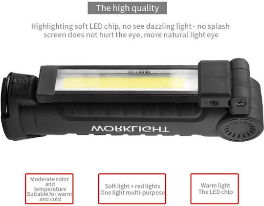 Rechargeable Workshop Light LED with Brightness up to 2700lm