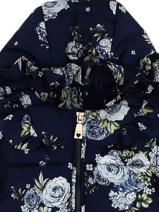 Kids' Casual Jacket Sleeveless with Hood Navy Blue