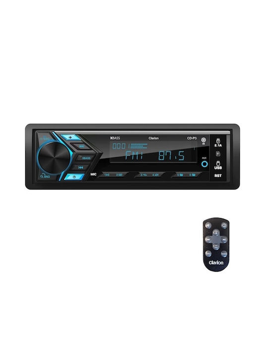 Clarion Car Audio System 1DIN (Bluetooth/USB)