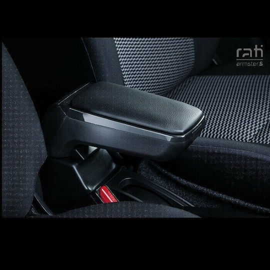 Rati Armster Car PU Armrest for Volkswagen Polo 18+ Black