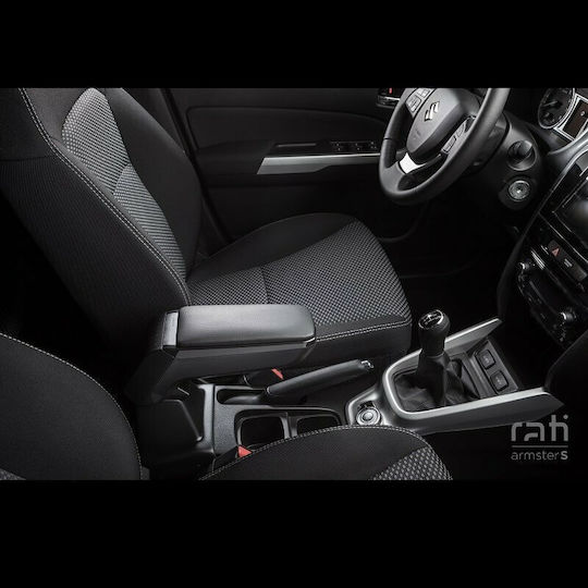 Rati Armster Car PU Armrest for Volkswagen Polo 18+ Black