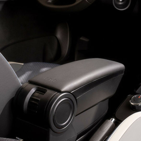 Rati Armster Car Leather Armrest for Opel Corsa Black