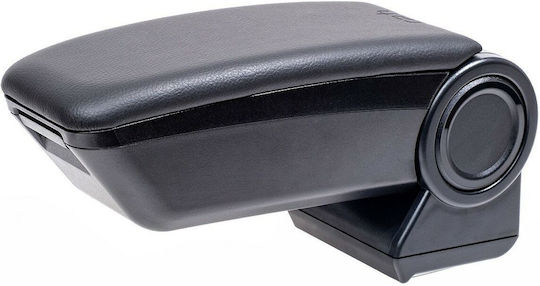 Rati Armster 3 Car Leather Armrest for Fiat Grande Punto 2005-2018 Black