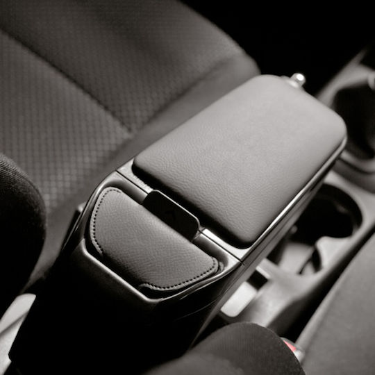 Rati Armster Car Leather Armrest for Suzuki SX4 S-Cross Silver