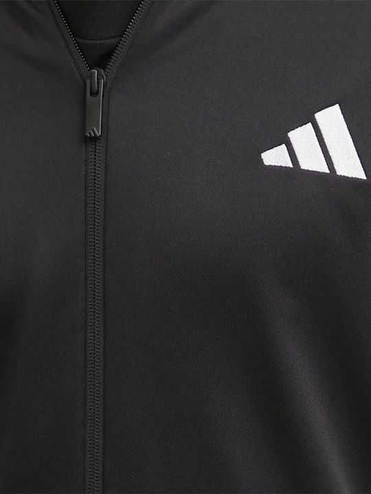 Sportswear Basic Σετ Φόρμας Γυαλιστερό με Λάστιχο Black