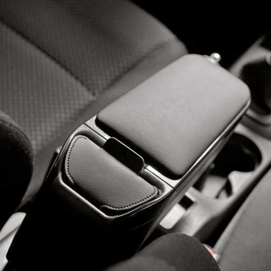Rati Armster Car Leather Armrest for Audi A7 Skoda Octavia 2013+ Silver