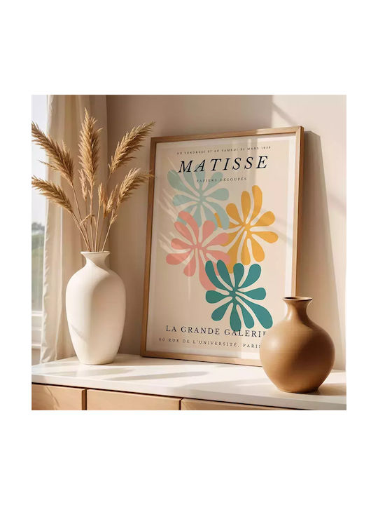 Poster Matisse La Grande Galerie Art017 21cm X 30cm Λευκό Κάδρο Pvc 18x24