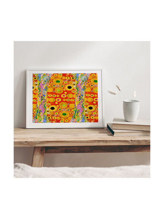 Poster Gustav Klimt Hoffnung Details Art150 21cm x 30cm Weißer Rahmen PVC 18x24