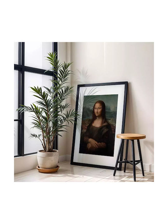 Poster Leonardo Da Vinci Mona Lisa Art159 21cm X 30cm Ramă Albă PVC 18x24