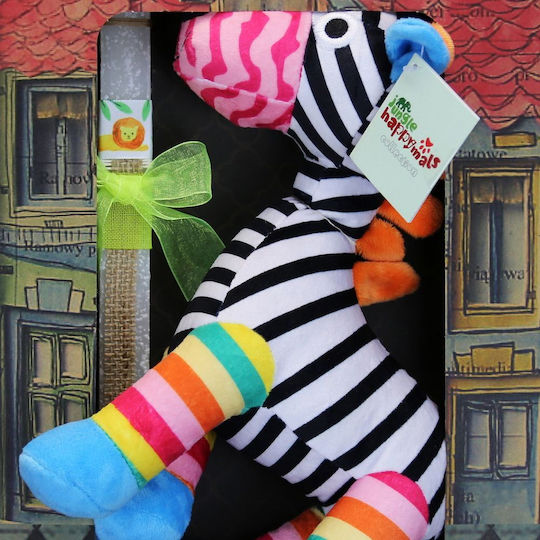 Jungle Zebra Plush Candle