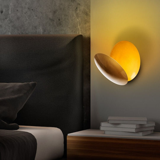 Megapap Mimoza Φωτιστικό Τοίχου Χρυσό 25x16x25εκ. Megapap Mimoza Φωτιστικό Τοίχου Χρυσό 25x16x25εκ.
