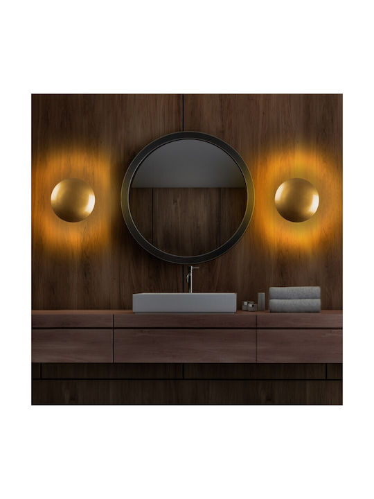 Megapap Mimoza Leuchte Wand Gold 25x16x25cm