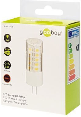 Goobay Bec LED 3.5W pentru Soclu G4 Alb cald 340lm