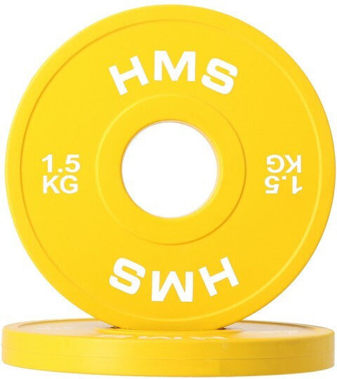 Abisal Set of Plates Olympic Type Rubber 10pcs Total Weight Φ50mm