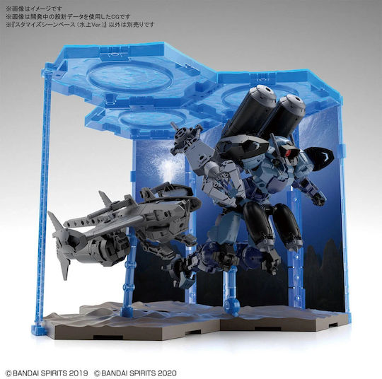 Gundam Customize Scene Base Water Field Model Kit Accessories